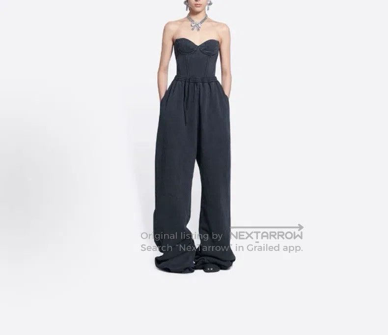 Balenciaga Balenciaga Distressed faded effect black zip-up bustier, c Size XS / US 0-2 / IT 36-38 - 3 Thumbnail