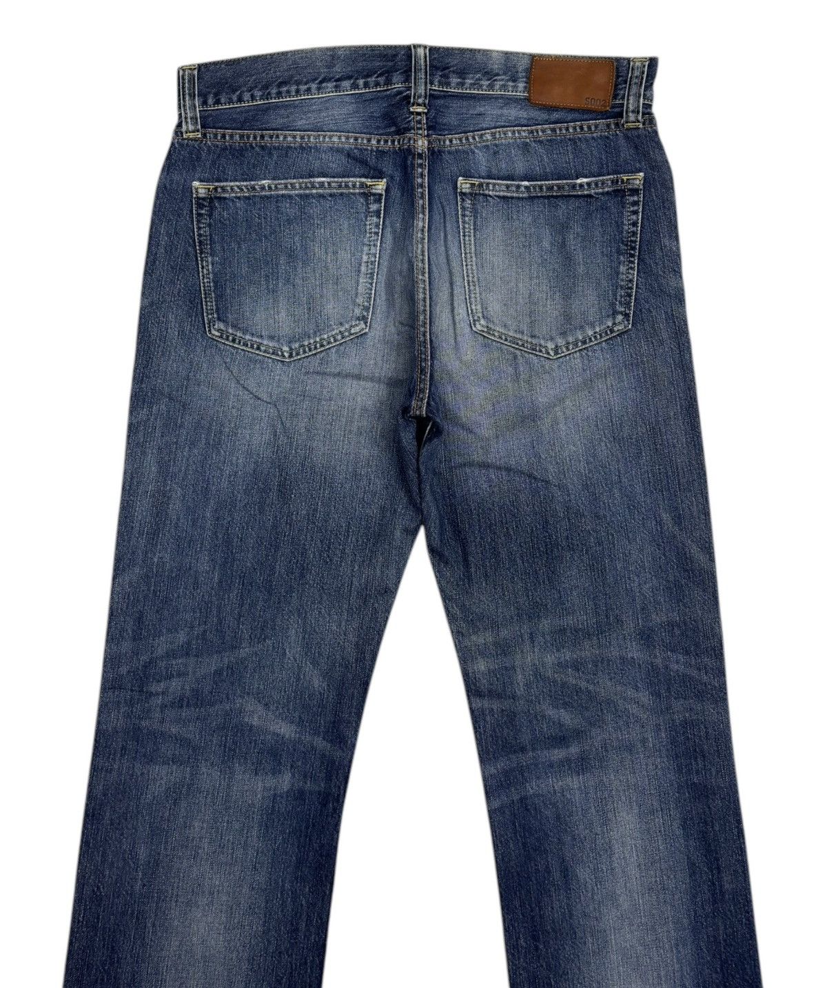 Undercover × Uniqlo 🔥VINTAGE UNIQLO S002 REGULAR DISTRESSED JEAN Size US 34 / EU 50 - 6 Thumbnail