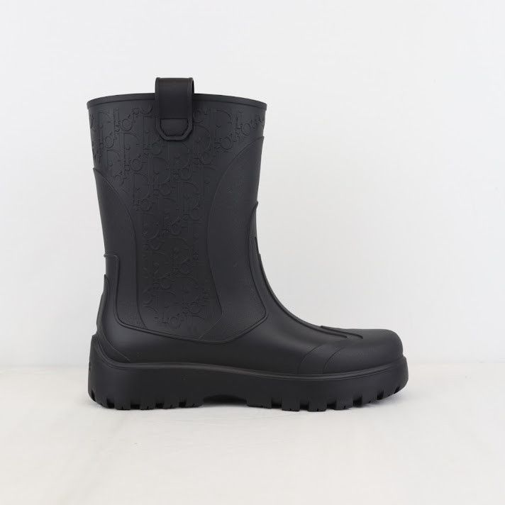 Dior o1rshd1 Rubber Garden Boot in Black Size US 10 / EU 43 - 6 Thumbnail