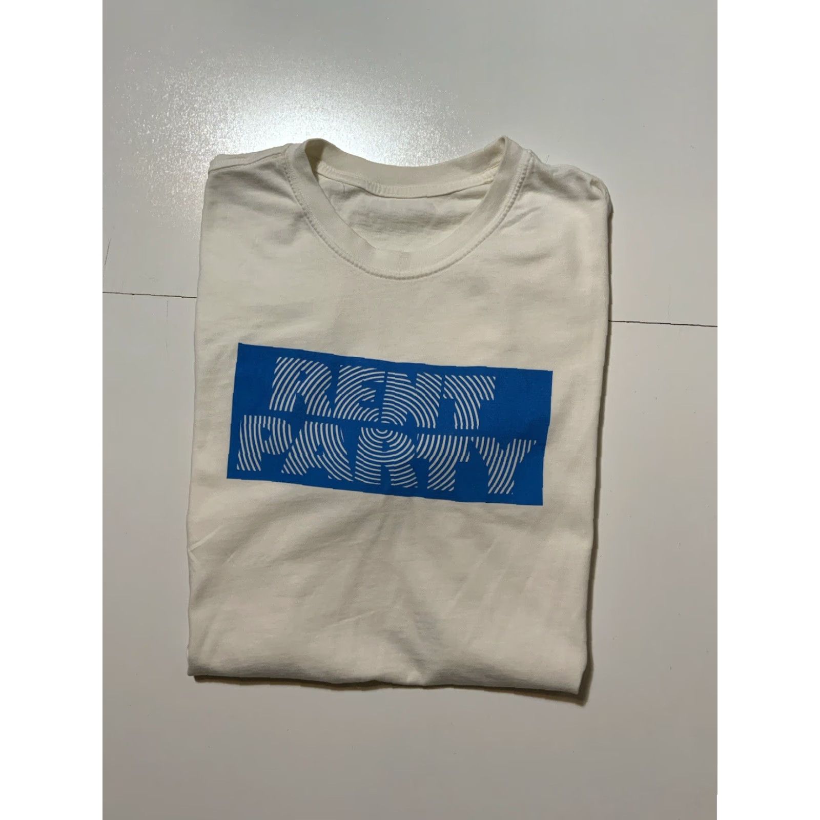 BIANCA CHANDON VINTAGE Bianca Chandon Rent Party Graphic Box Logo White S/S Crewneck T-Shirt Sz. L Mens Shirt Logo 90s Festival Size US L / EU 52-54 / 3 - 2 Thumbnail