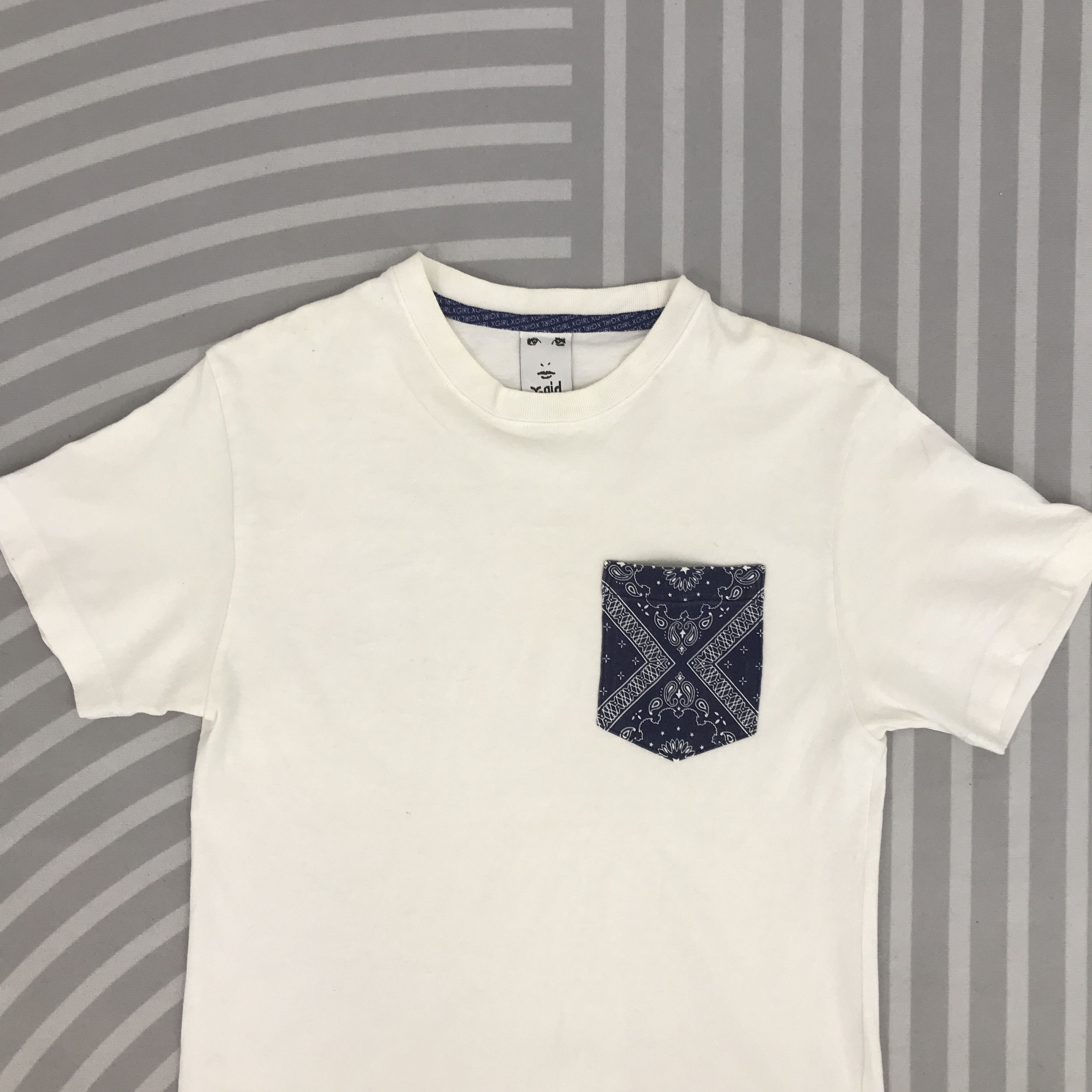 Japanese Brand × Vintage × X-Girl Vintage x-girl Singgal pocket rare design t-shirt Size US S / EU 44-46 / 1 - 2 Thumbnail