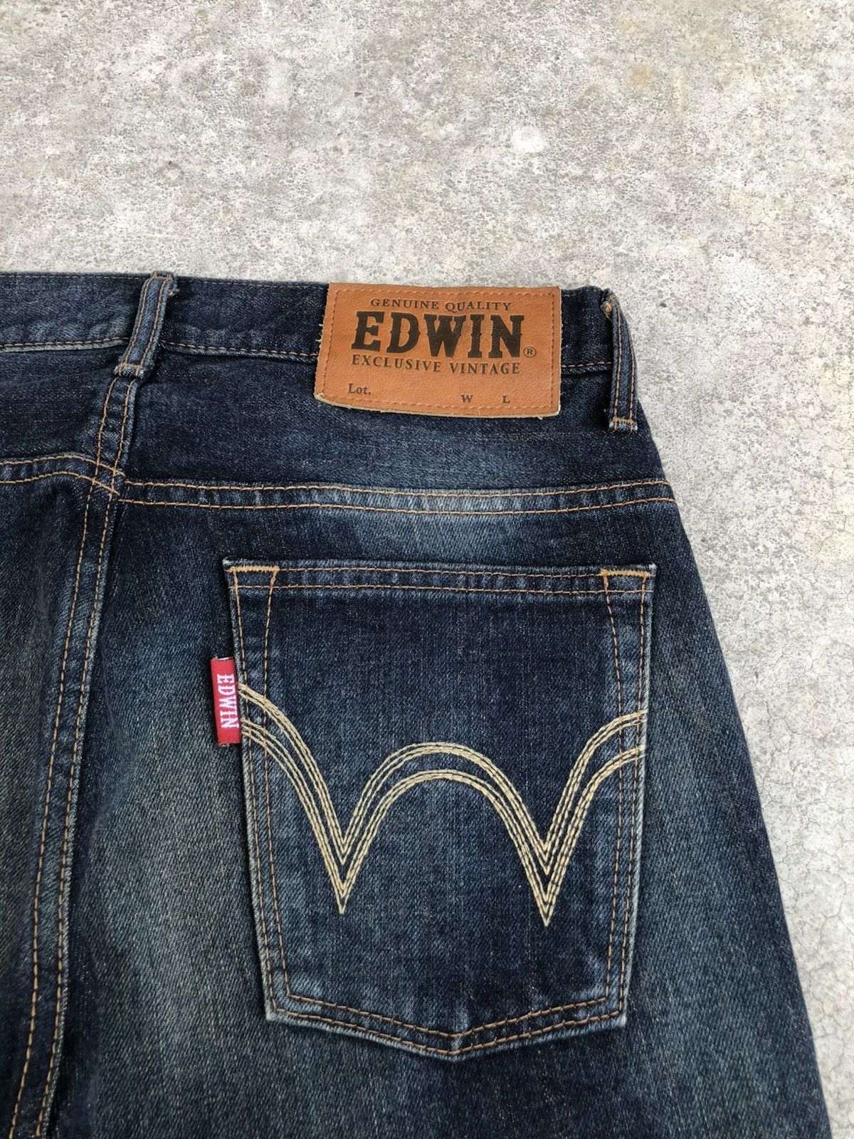 If Six Was Nine Japanese Edwin XU Flared Jeans Distressed Jeans Size US 31 - 16 Thumbnail