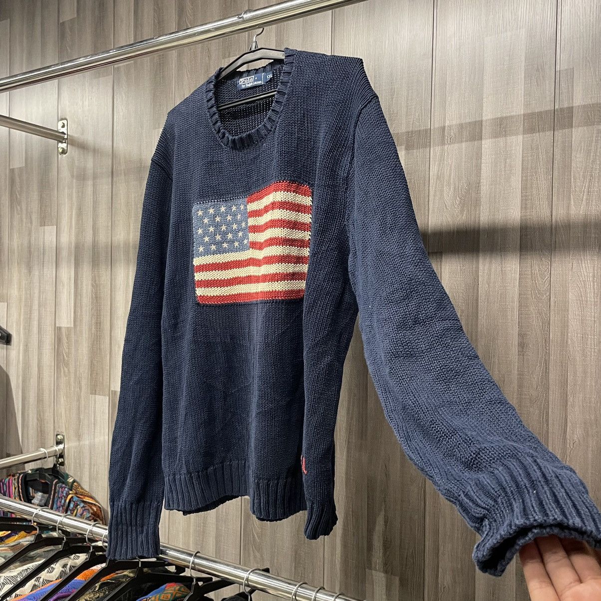 Polo Ralph Lauren Polo Ralph Lauren American Flag Sweater Size US XXL / EU 58 / 5 - 5 Thumbnail