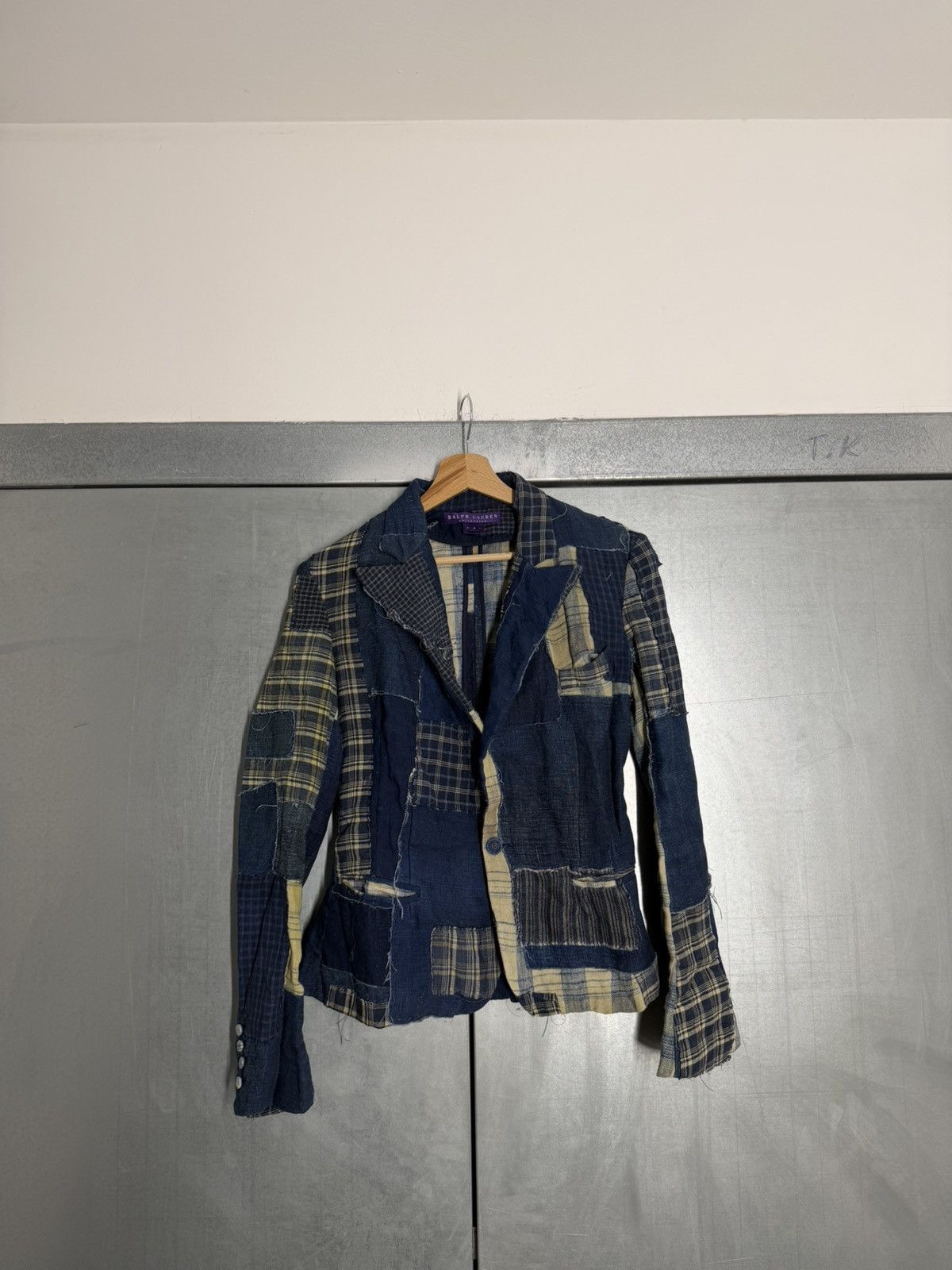 Ralph Lauren Ralph Lauren Collection Purple Linen Country Patched Blazer Size S / US 4 / IT 40 - 1 Thumbnail