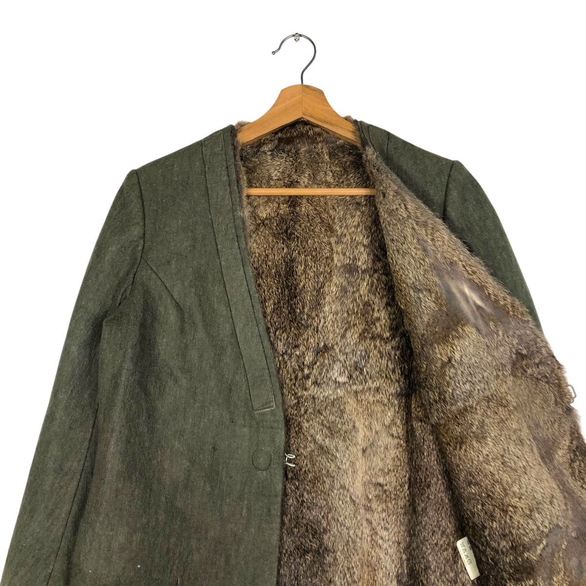 Undercover 🔥RARE UNDERCOVER RABBIT FUR COATS RUNWAY COLLECTIONS Size XS / US 0-2 / IT 36-38 - 14 Thumbnail