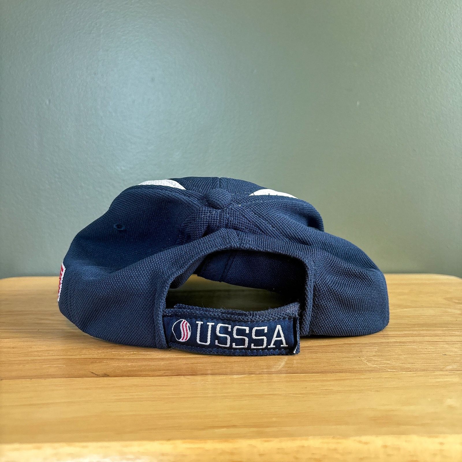 Other USSSA World Series 09 Softball Blue Flag Strapback Hat Size ONE SIZE - 4 Thumbnail