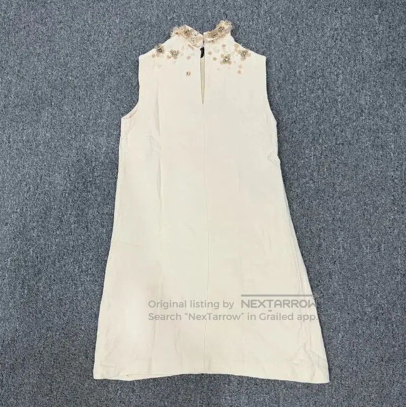 Miu Miu Miu Miu Sleeveless Dress with Embellished Collar . Size M / US 6-8 / IT 42-44 - 2 Thumbnail