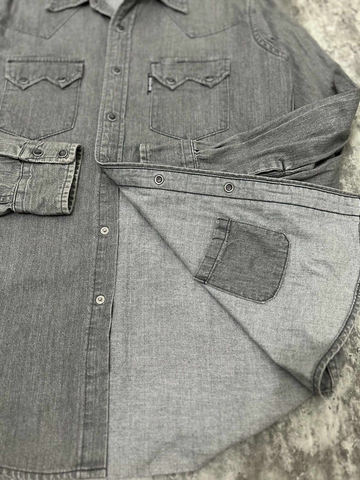 Blue Blue Japan Blue Blue Japan Hiden Small Pocket Vintage Western Shirt Size US M / EU 48-50 / 2 - 6 Thumbnail