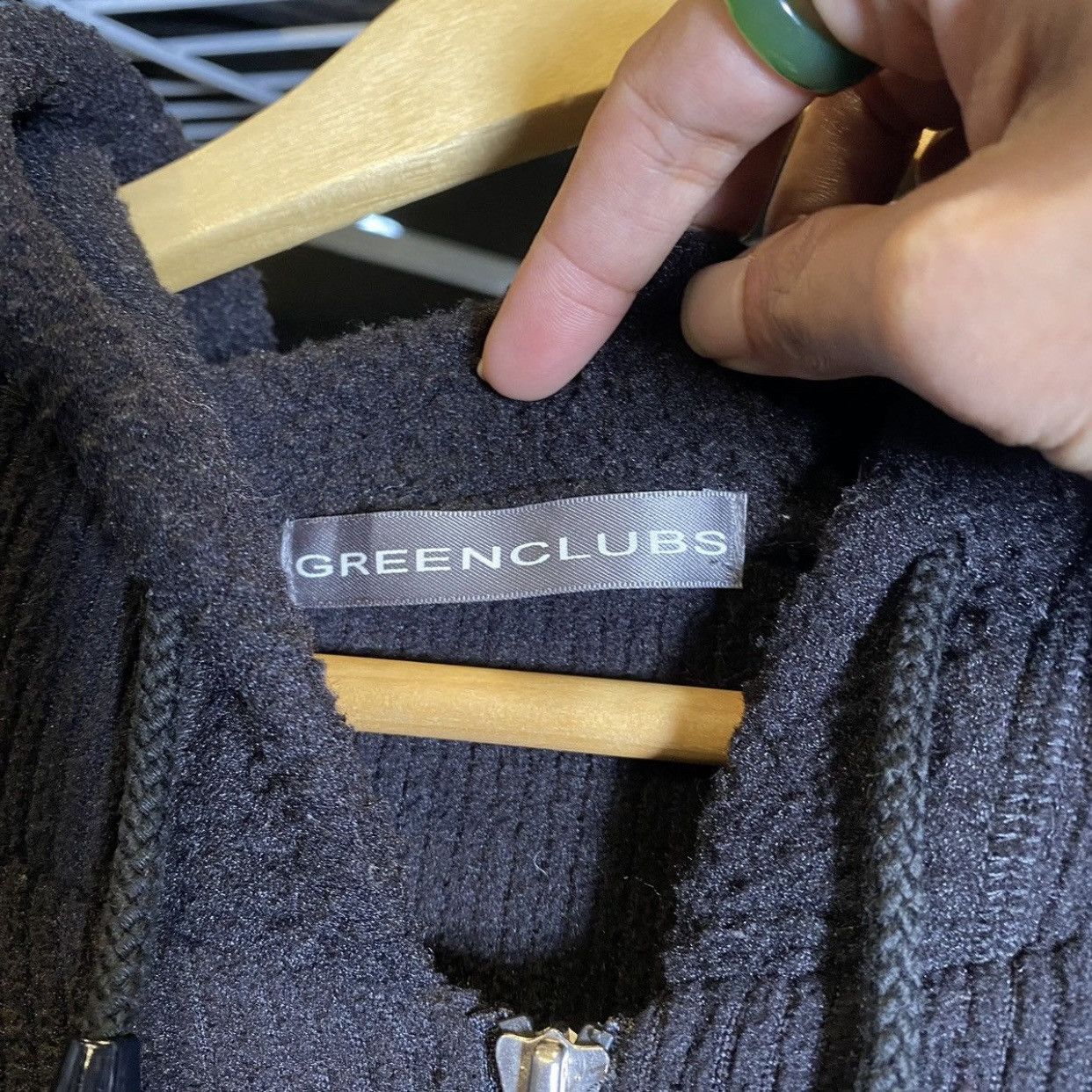 Japanese Brand Green Clubs Sweatshirt Zipper Pullover Jumper Hoodie Size US XL / EU 56 / 4 - 13 Thumbnail