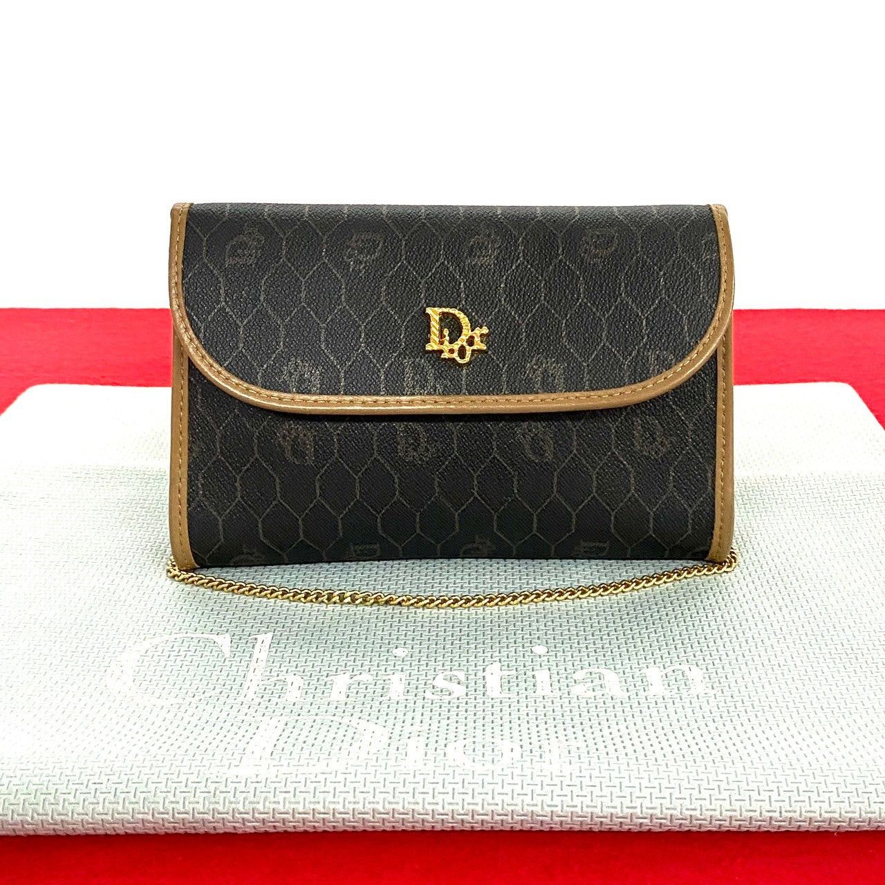 Dior Dior Shoulder Bag Brown Pvc Size ONE SIZE - 1 Thumbnail