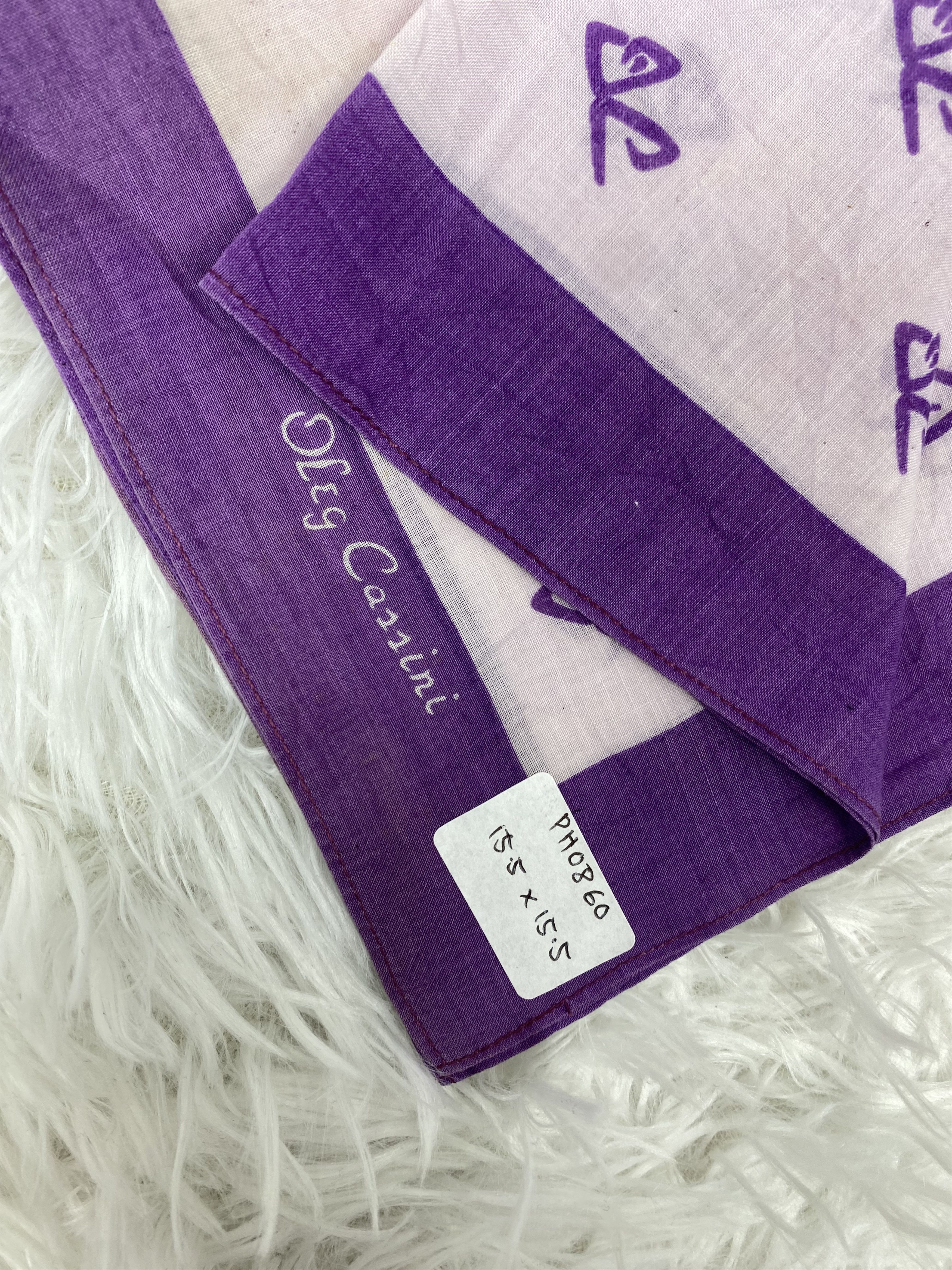 Oleg Cassini × Vintage Vintage Oleg Cassini Handkerchief Neckerchief PH0860 Size ONE SIZE - 2 Thumbnail