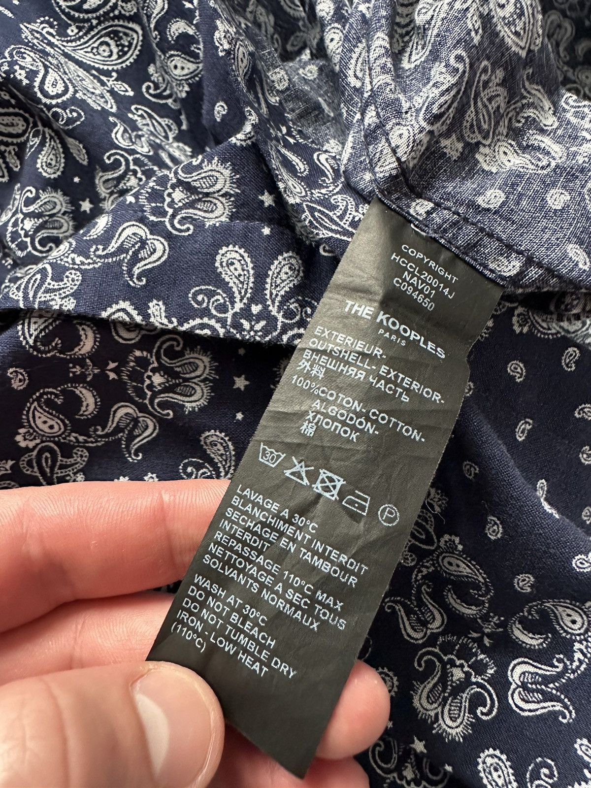 Designer × Japanese Brand × The Kooples The Kooples Paris Button Up Long sleeve Shirts size M Japan Size US M / EU 48-50 / 2 - 12 Thumbnail
