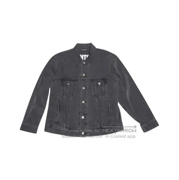 Balenciaga Balenciaga x FORTNITE Black Denim Jacket. Size US L / EU 52-54 / 3 - 1 Thumbnail