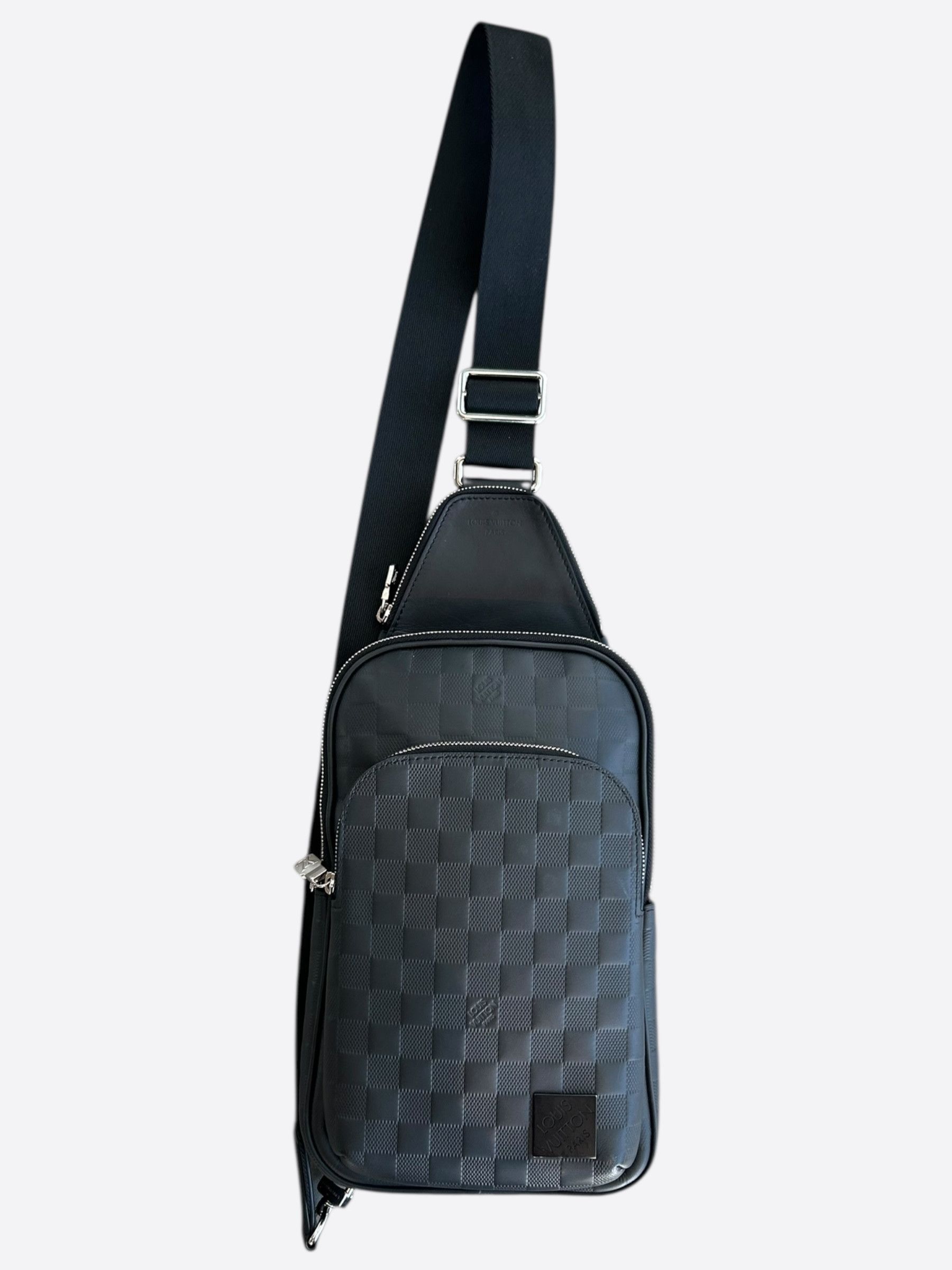 Louis Vuitton Damier Graphite Avenue Sling Bag in Black, Men's
