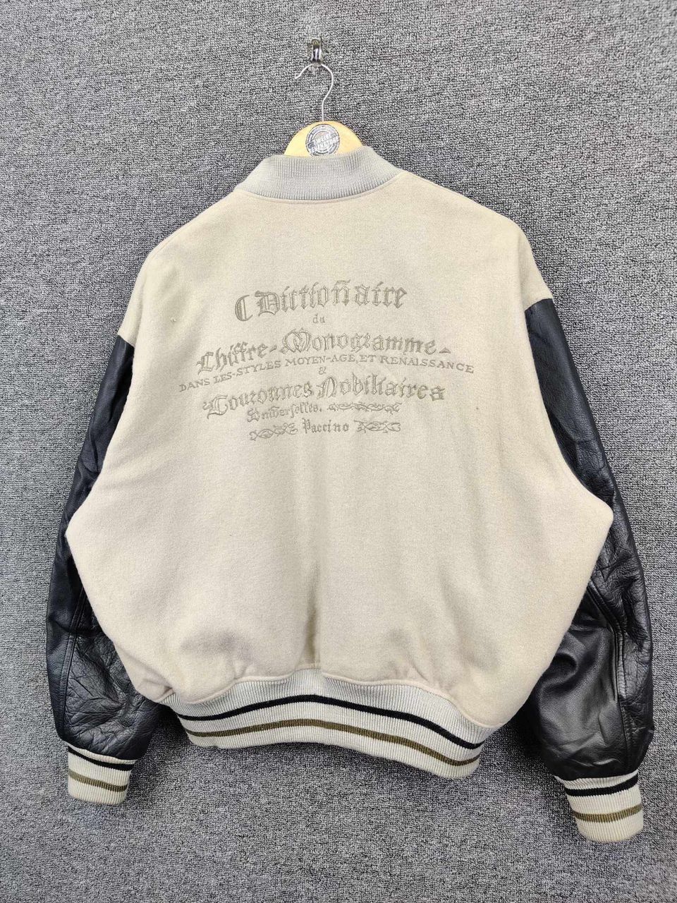 Japanese Brand Vintage Paccino Club Embroidery Varsity Leather Jacket Size US XL / EU 56 / 4 - 2 Thumbnail