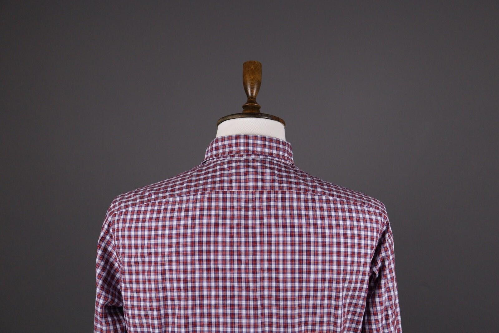 Mazzarelli Mazzarelli Green Stone Check Button Down Shirt Size 42 / 16 Size US M / EU 48-50 / 2 - 8 Thumbnail