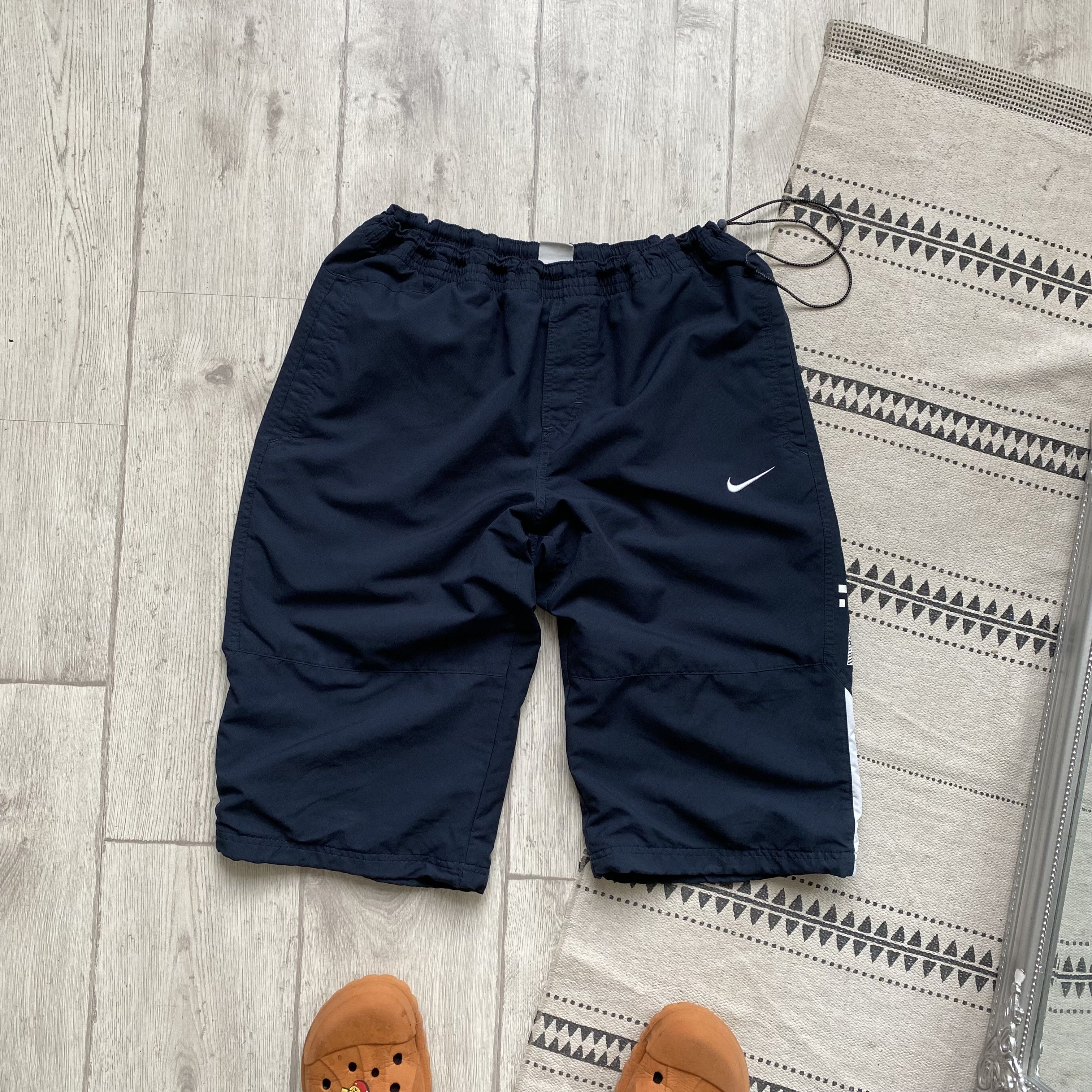 Nike Vintage Drill Nike Shorts long baggy Y2K Big logo Size US 34 / EU 50 - 5 Thumbnail