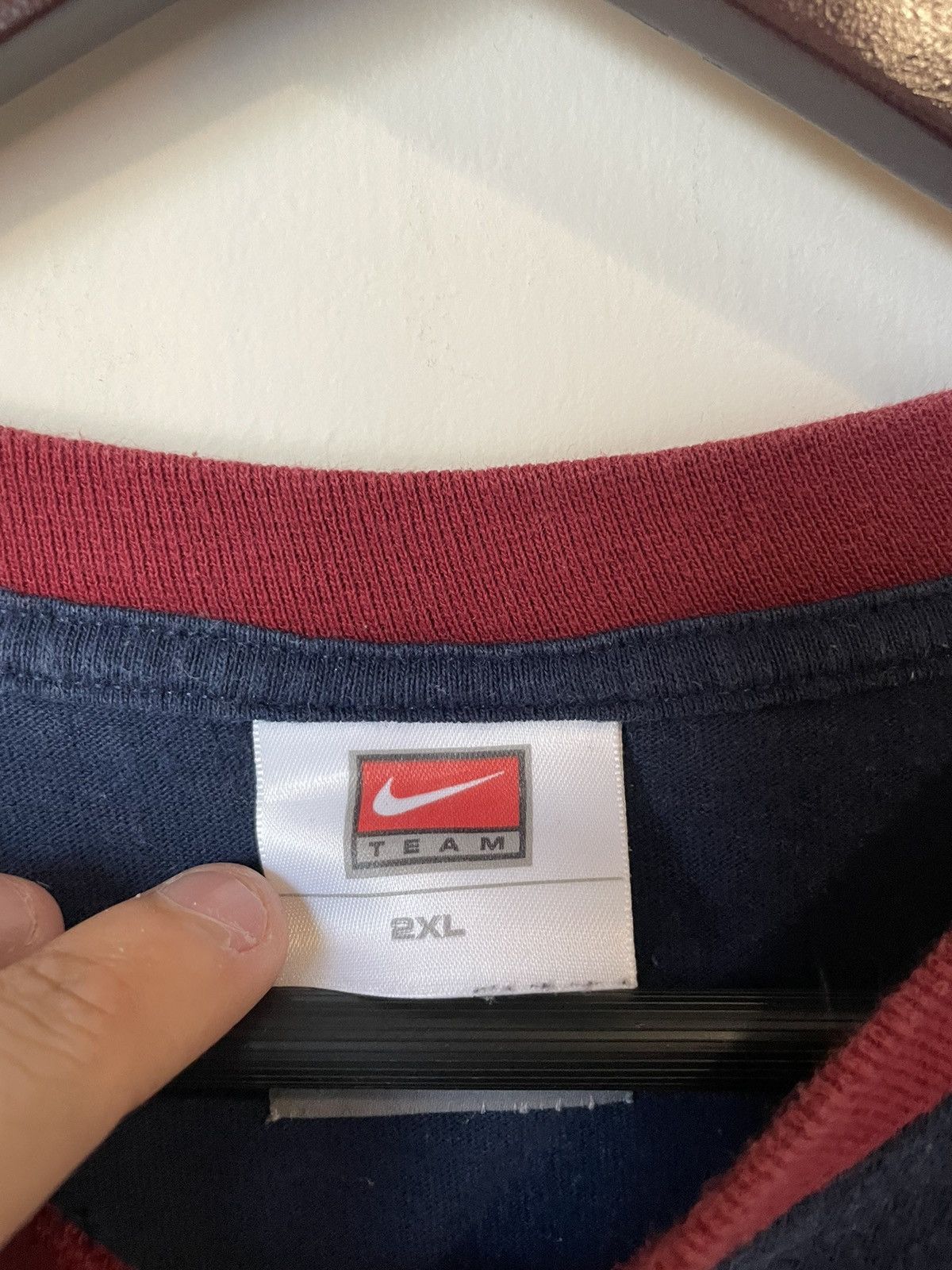 Nike × Vintage Y2K center swoosh Nike USA soccer tee Size US XXL / EU 58 / 5 - 4 Thumbnail