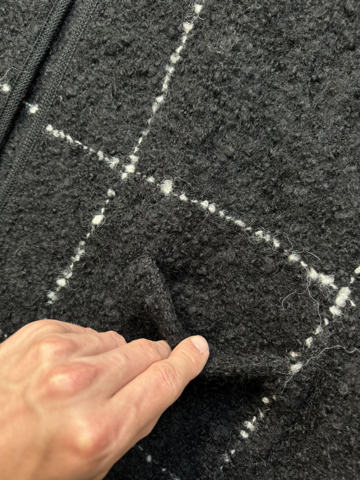 Vintage Akris Punto Switzerland Wool Alpaca Kimano Jacket Oversized Size M / US 6-8 / IT 42-44 - 4 Thumbnail