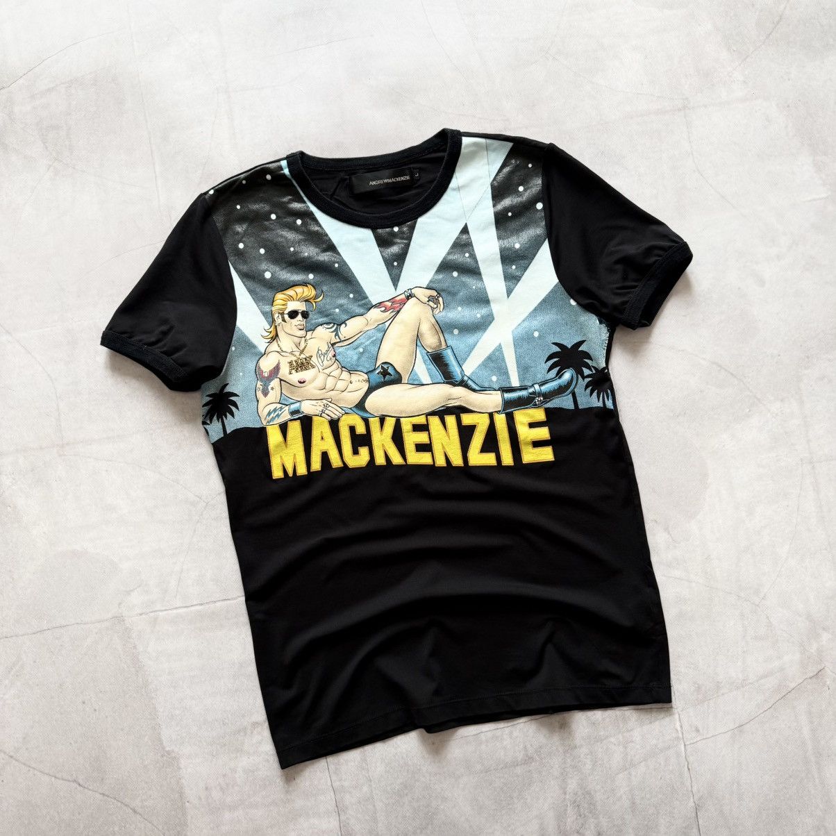 Andrew Mackenzie Vintage Andrew Mackenzie Man T-Shirt Tee Y2K Size US L / EU 52-54 / 3 - 1 Thumbnail