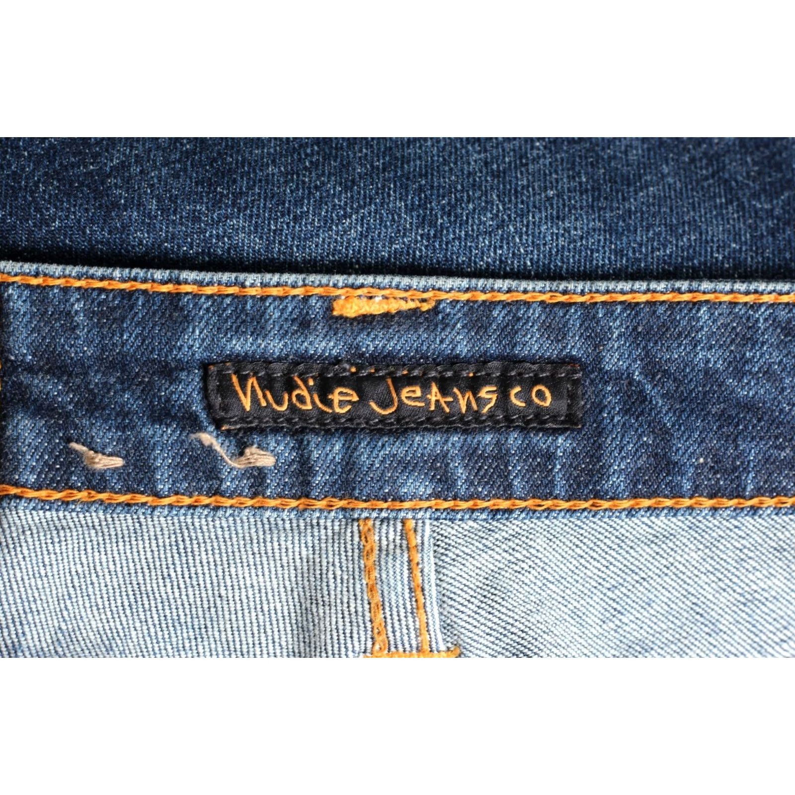 Nudie Jeans NUDIE JEANS SKINNY LIN FLAT LOVE Stretch Jeans Men 30/32 DZ7279 Blue Denim Slim Mid 90s Theme Mens Size US 30 / EU 46 - 5 Thumbnail
