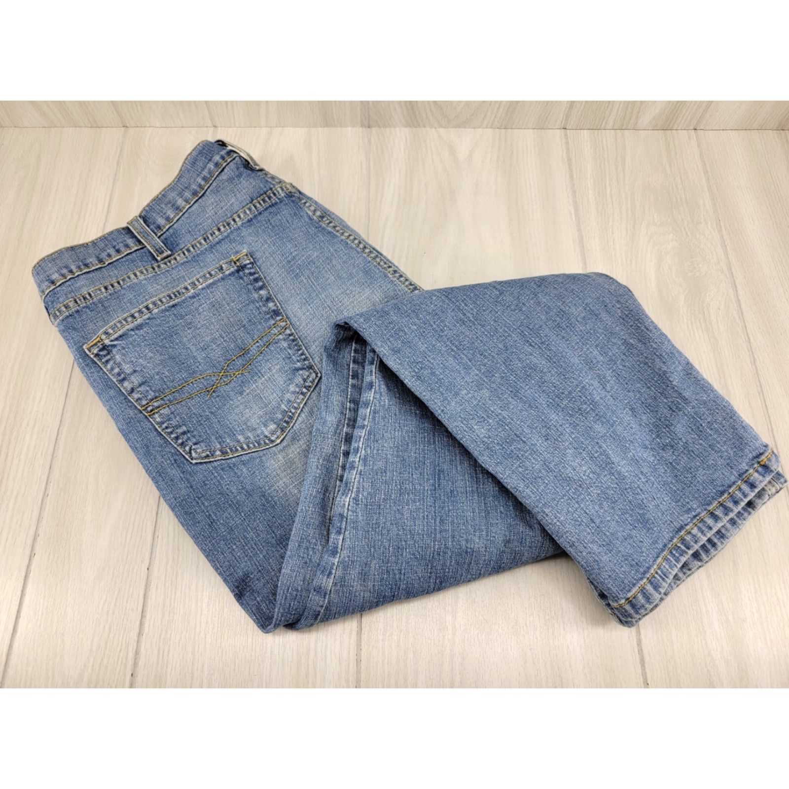 Vintage Levis Signature Jeans Mens 42x30 Blue Denim 5-Pocket Belt Loops Athletic Fit Size US 42 / EU 58 - 6 Thumbnail