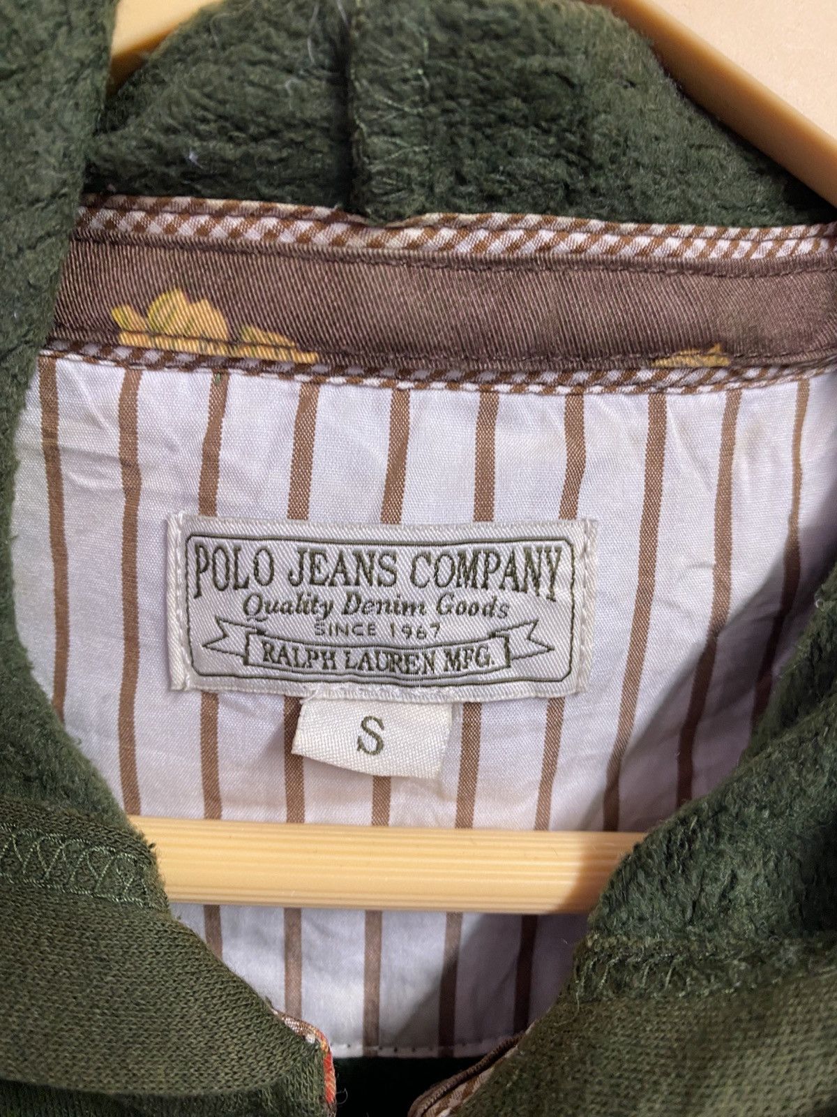 Polo Ralph Lauren vintage Polo Jeans by Ralph Lauren green full-zip hoodie Size US S / EU 44-46 / 1 - 3 Thumbnail