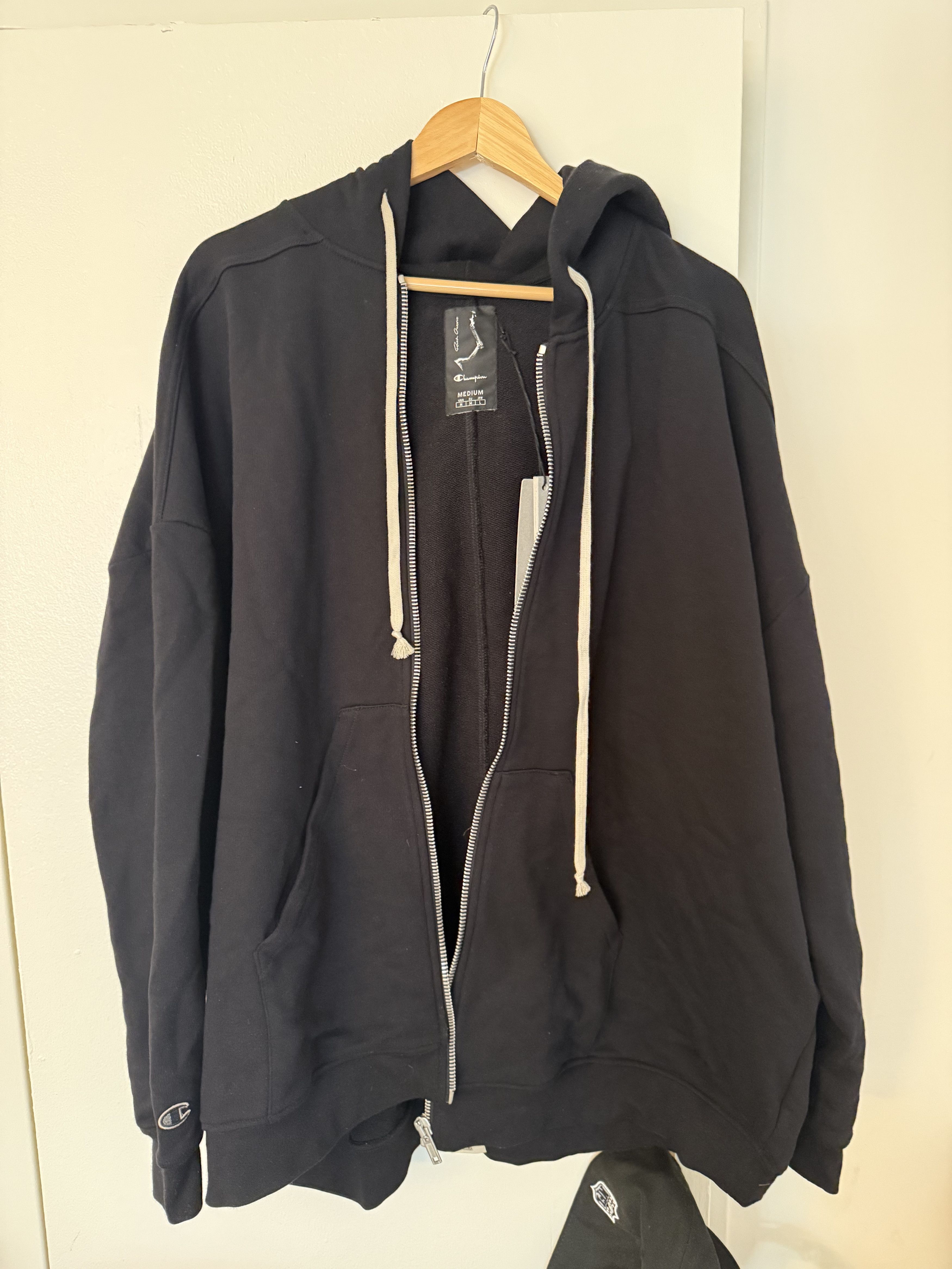 Champion × Rick Owens JUMBO JASON S HOODIE Size US M / EU 48-50 / 2 - 1 Thumbnail
