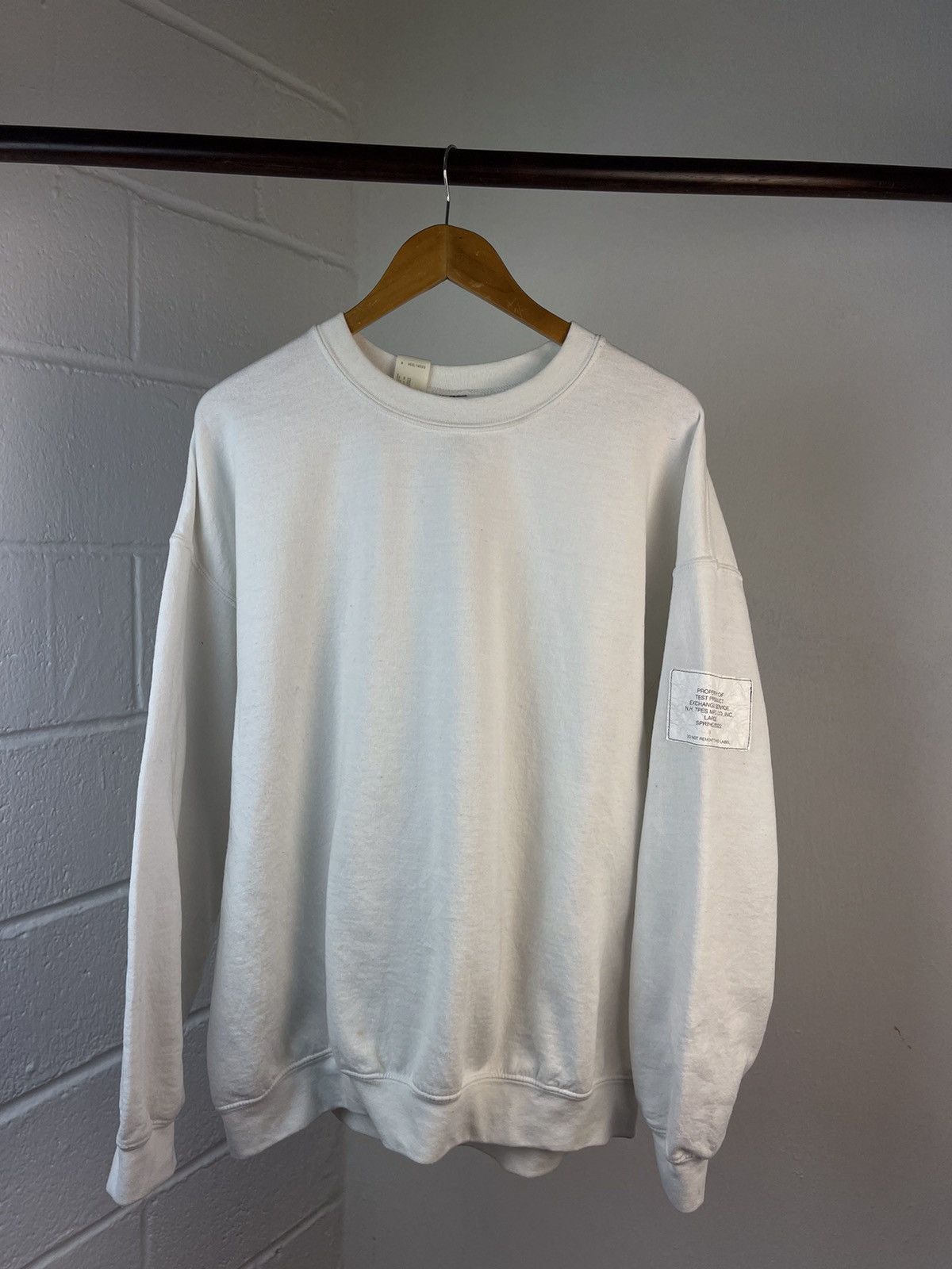 image of S/s 2022 N Hoolywood Sweatshirt in White, Men's (Size XL)