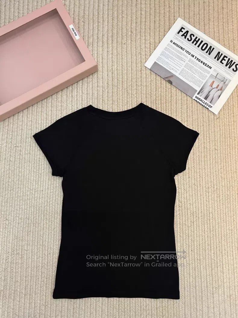 Loewe Loewe Black Short Sleeve T-Shirt Size M / US 6-8 / IT 42-44 - 2 Thumbnail
