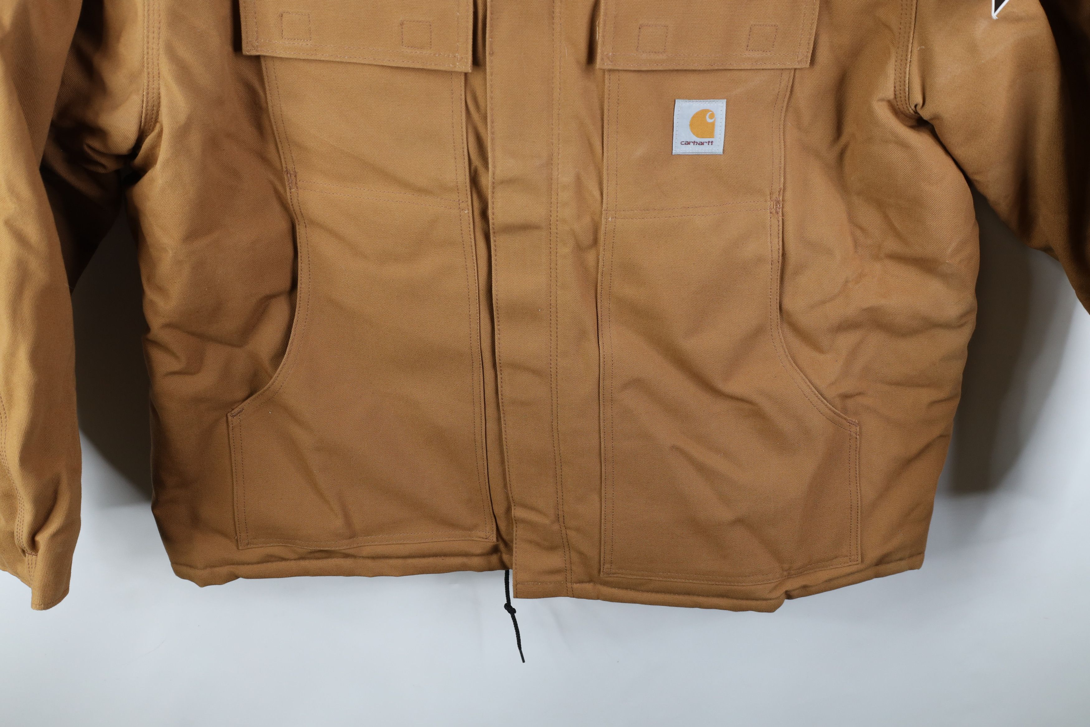 Carhartt Deadstock Vintage Y2K Carhartt Chore Barn Jacket Brown USA Size US XXL / EU 58 / 5 - 4 Thumbnail