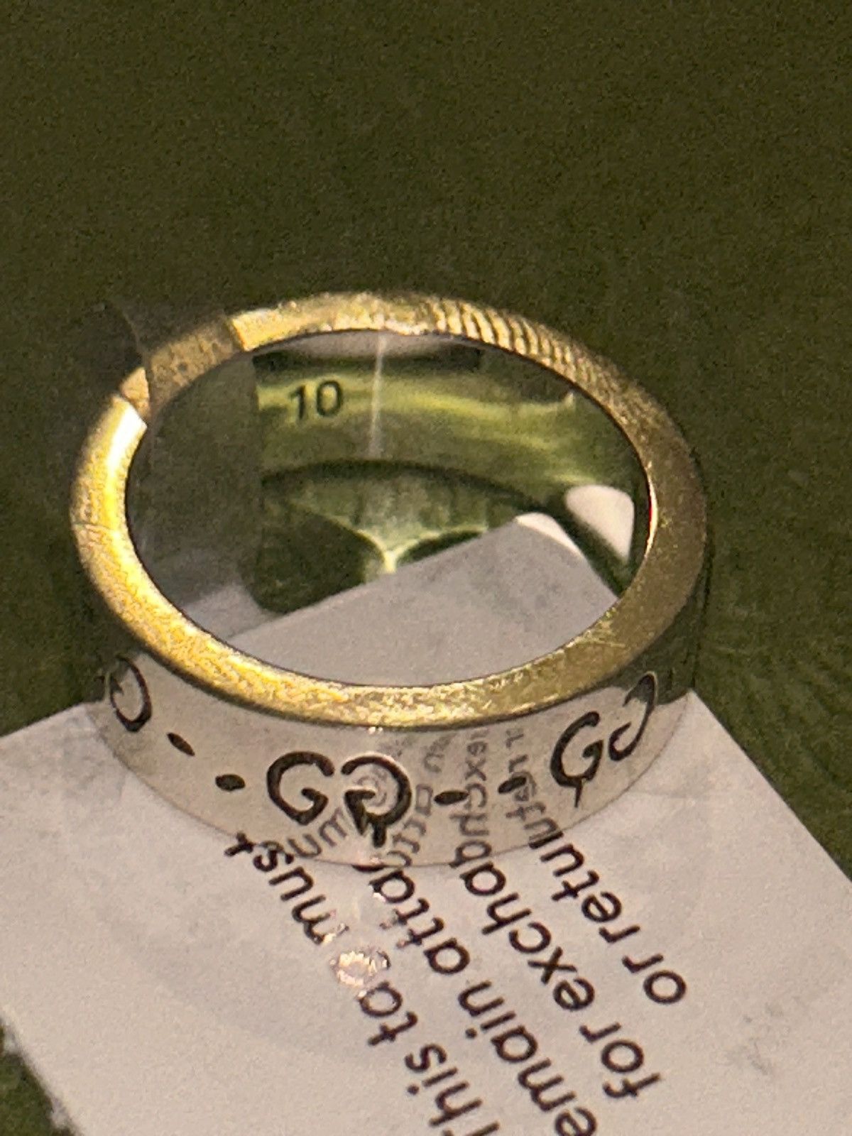 Gucci Gucci GG Ghost Costume Ring Silver Ag925 477932 Size ONE SIZE - 6 Thumbnail