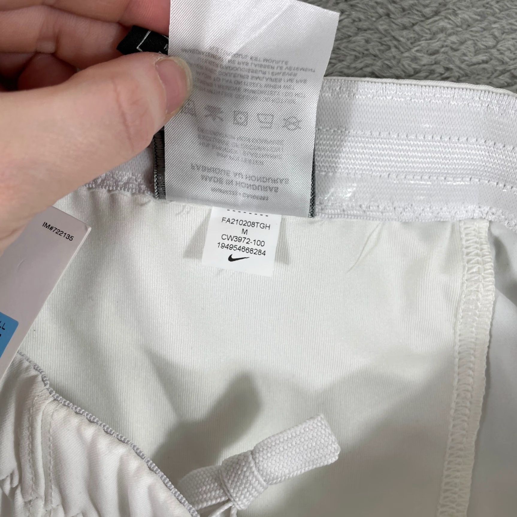 Nike Nike Football Girdle Mens Medium White Dri-FIT Compression Shorts CW3972-100 Size US 31 - 7 Thumbnail