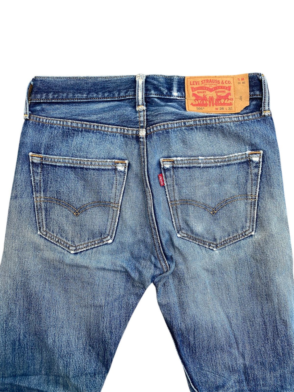 Levi's Vintage Clothing Levi’s 501 Distressed Size US 28 / EU 44 - 4 Thumbnail