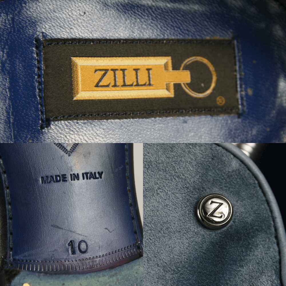 Zilli Suede Ostrich Leather Loafers Size US 11 / EU 44 - 10 Thumbnail