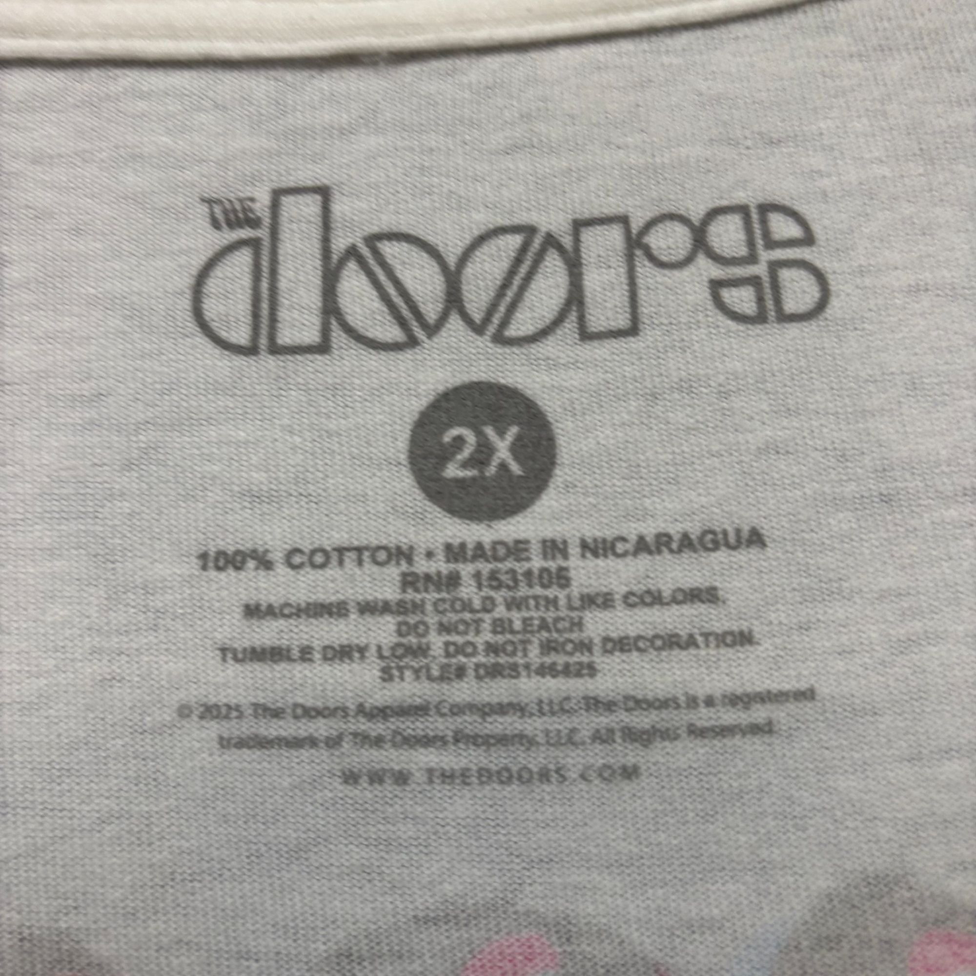 Band Tees The Doors Strange Days Album Oversized Acid Rock Band Tee 2X Size US XXL / EU 58 / 5 - 4 Thumbnail