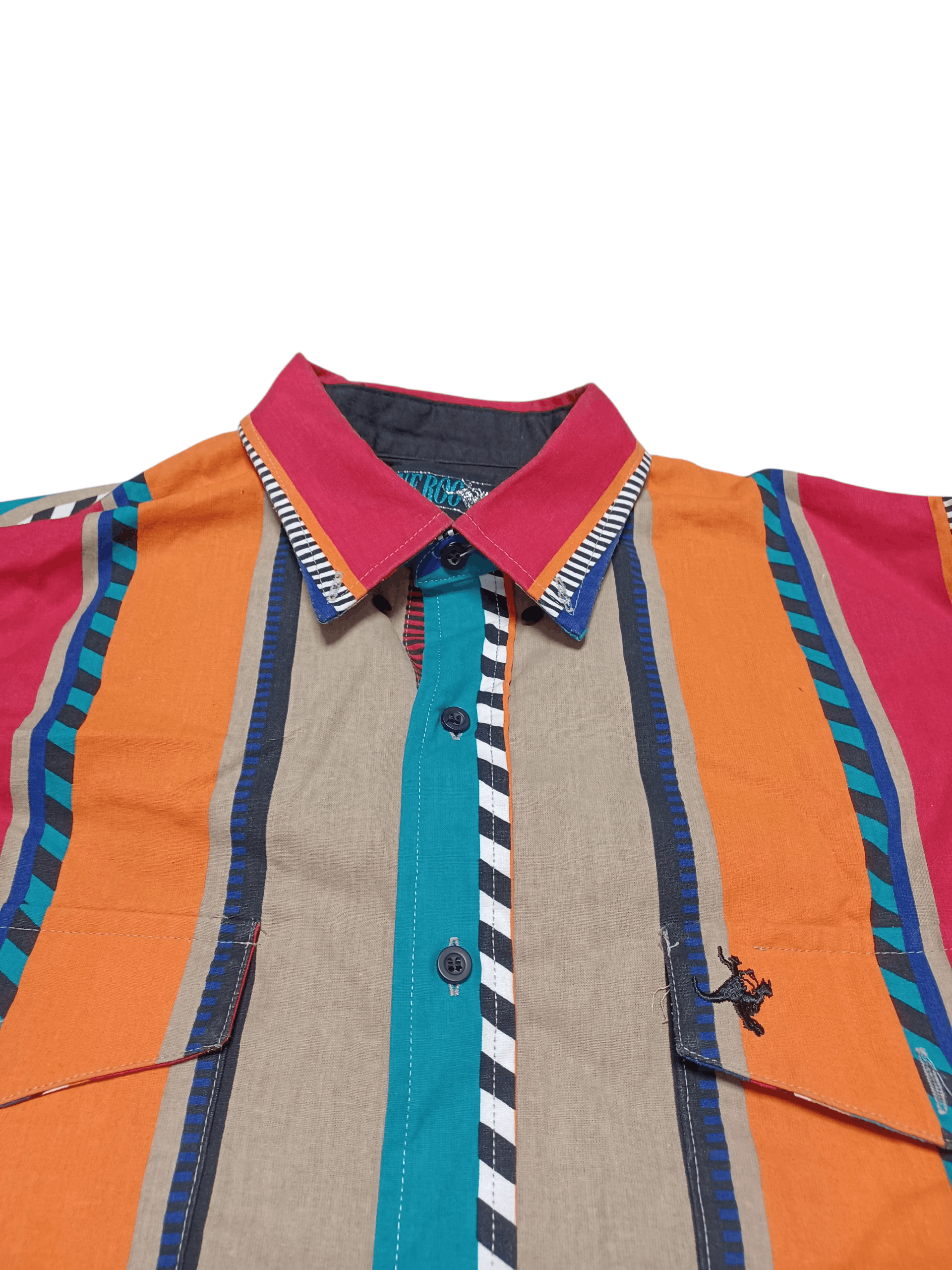 Other LONE ROO VINTAGE MADE IN USA FIRE COWBOY STYLE SHIRT Size US L / EU 52-54 / 3 - 2 Thumbnail