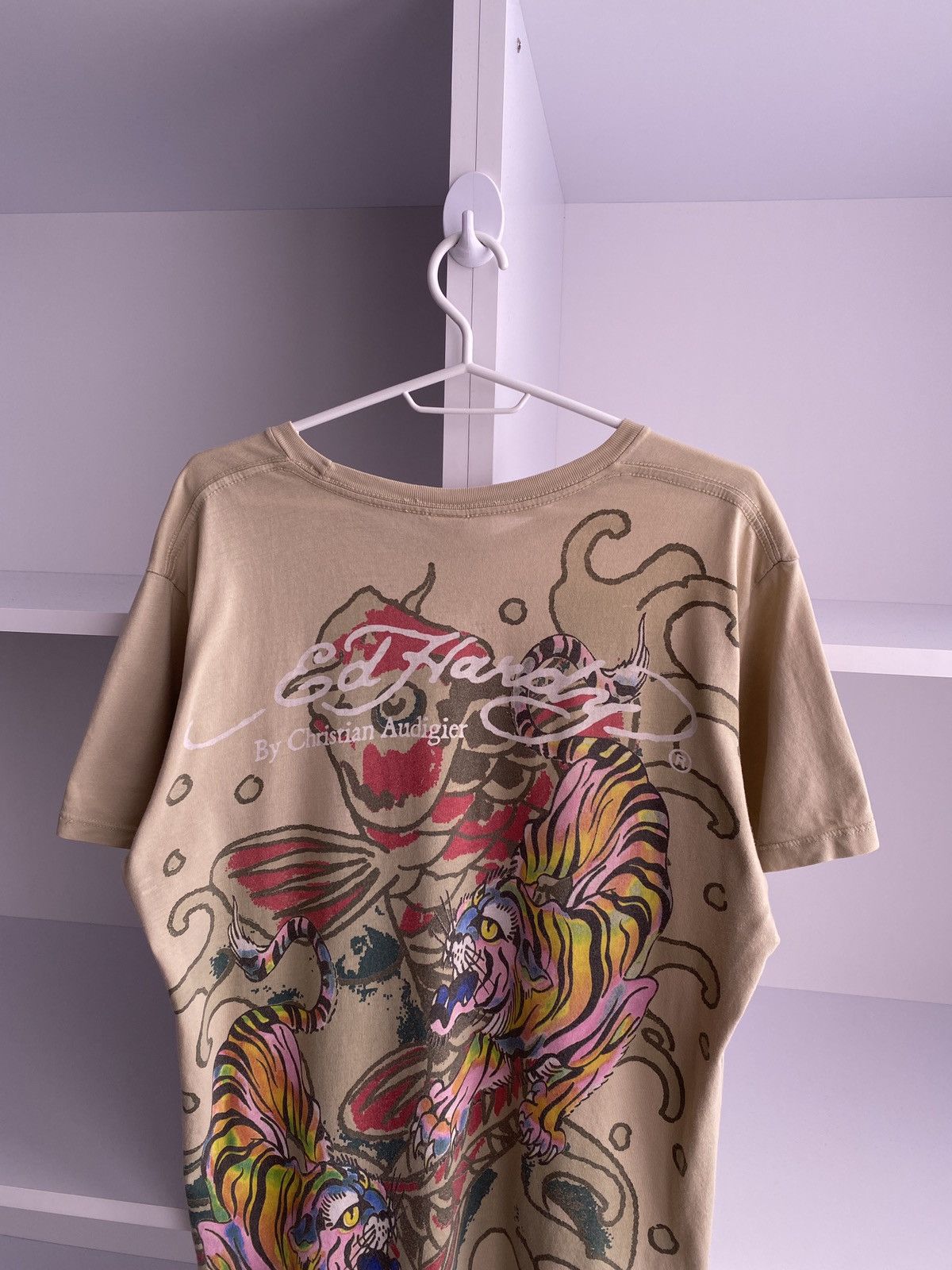 Ed Hardy × Vintage Vintage Ed Hardy Rare tee Y2k style Size US M / EU 48-50 / 2 - 9 Thumbnail