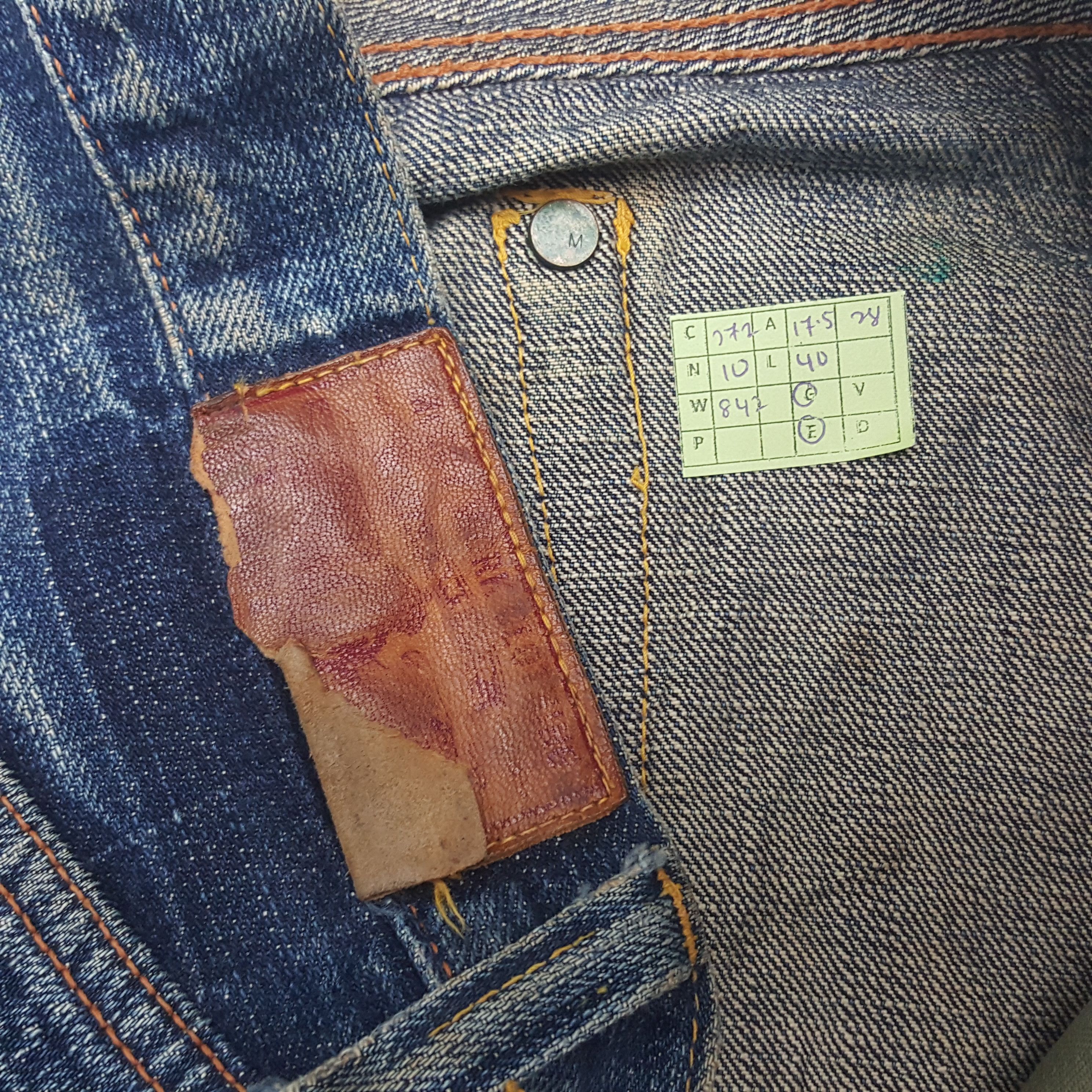 Japanese Brand × The Real McCoy's × Vintage Vintage McCoy's Selvedge Japanese Brand Denim Jeans Size US 35 - 8 Thumbnail