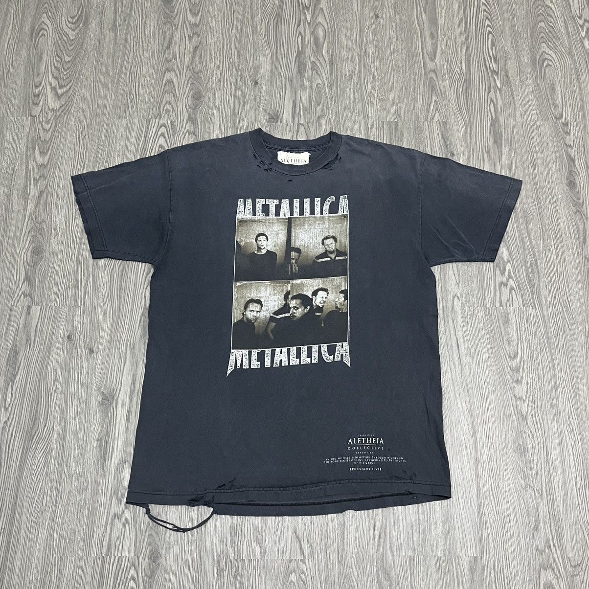 Band Tees Metallica 1999 Tour with Fans ALETHEIA COLLECTIVE Size US XL / EU 56 / 4 - 1 Thumbnail