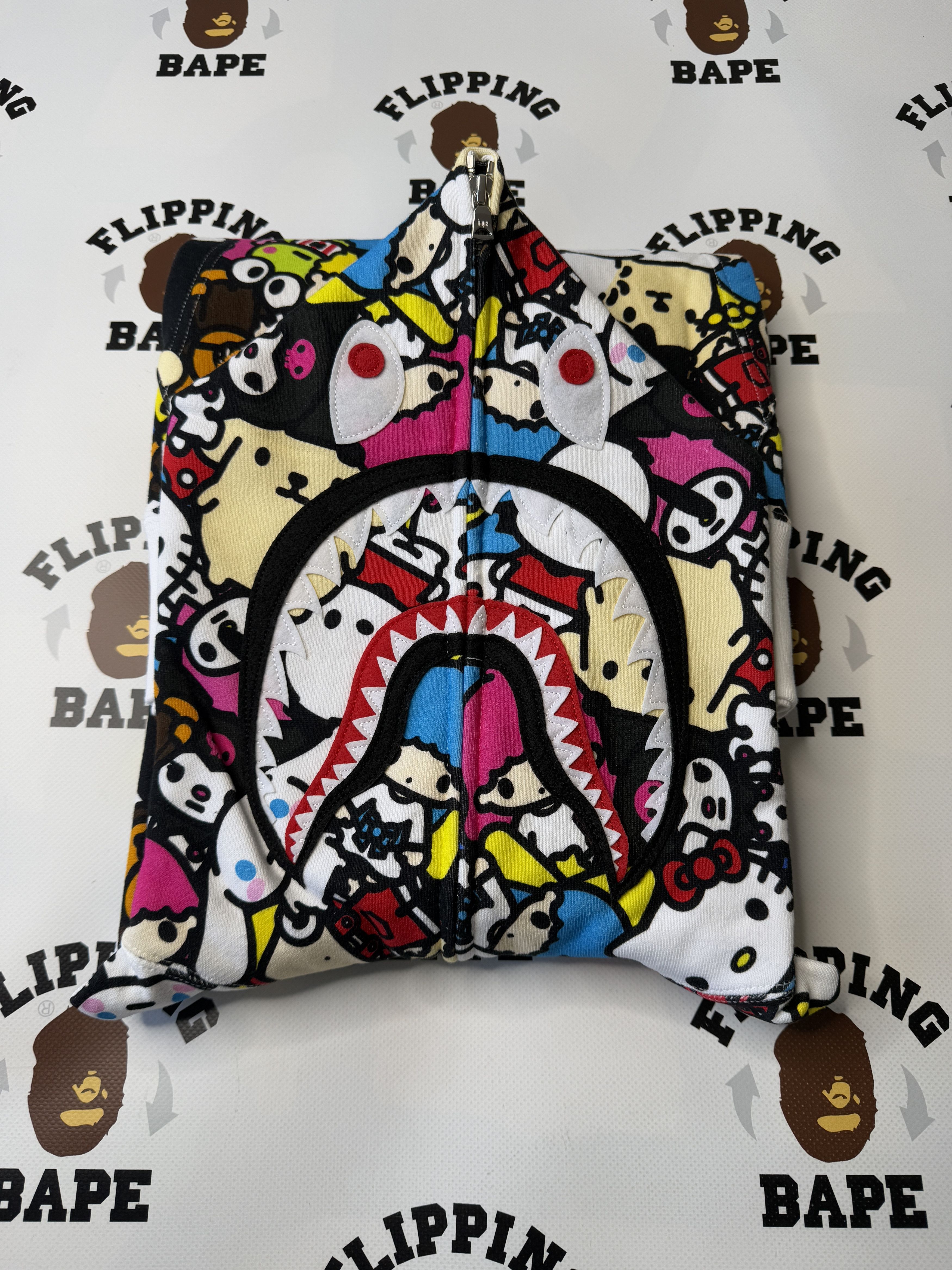 Bape BAPE BABY MILO X SANRIO CHARACTERS SHARK FULL ZIP HOODIE Size US XS / EU 42 / 0 - 15 Thumbnail