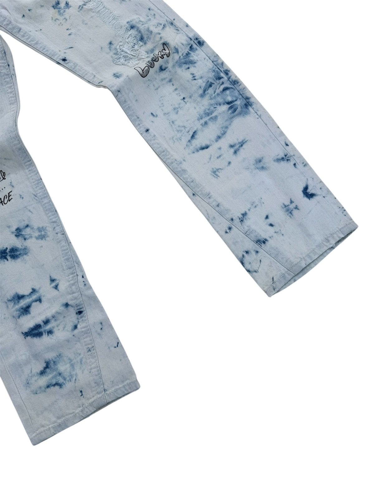 Hysteric Glamour BLUE MOON BLUE JEANS DISTRESSED STYLE JEANS Size 30" / US 8 / IT 44 - 6 Thumbnail