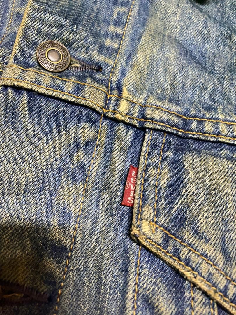 Levi's Vintage Clothing Vintage 90s Levi's Distessed Denim Jacket Size US S / EU 44-46 / 1 - 4 Thumbnail