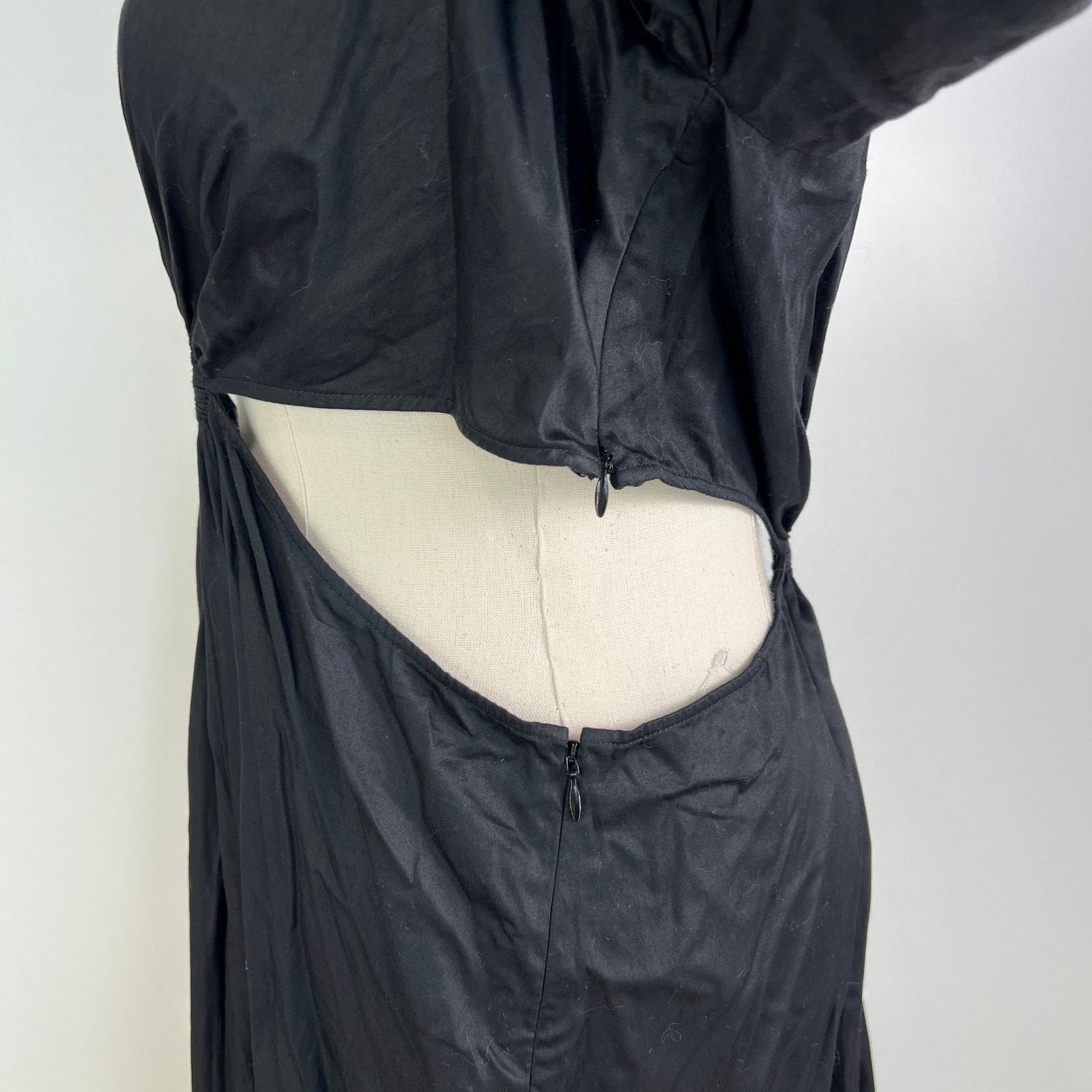 Anthropologie Anthropologie Karolina Black Embroidered Cut Out Dress Size XL / US 12-14 / IT 48-50 - 6 Thumbnail
