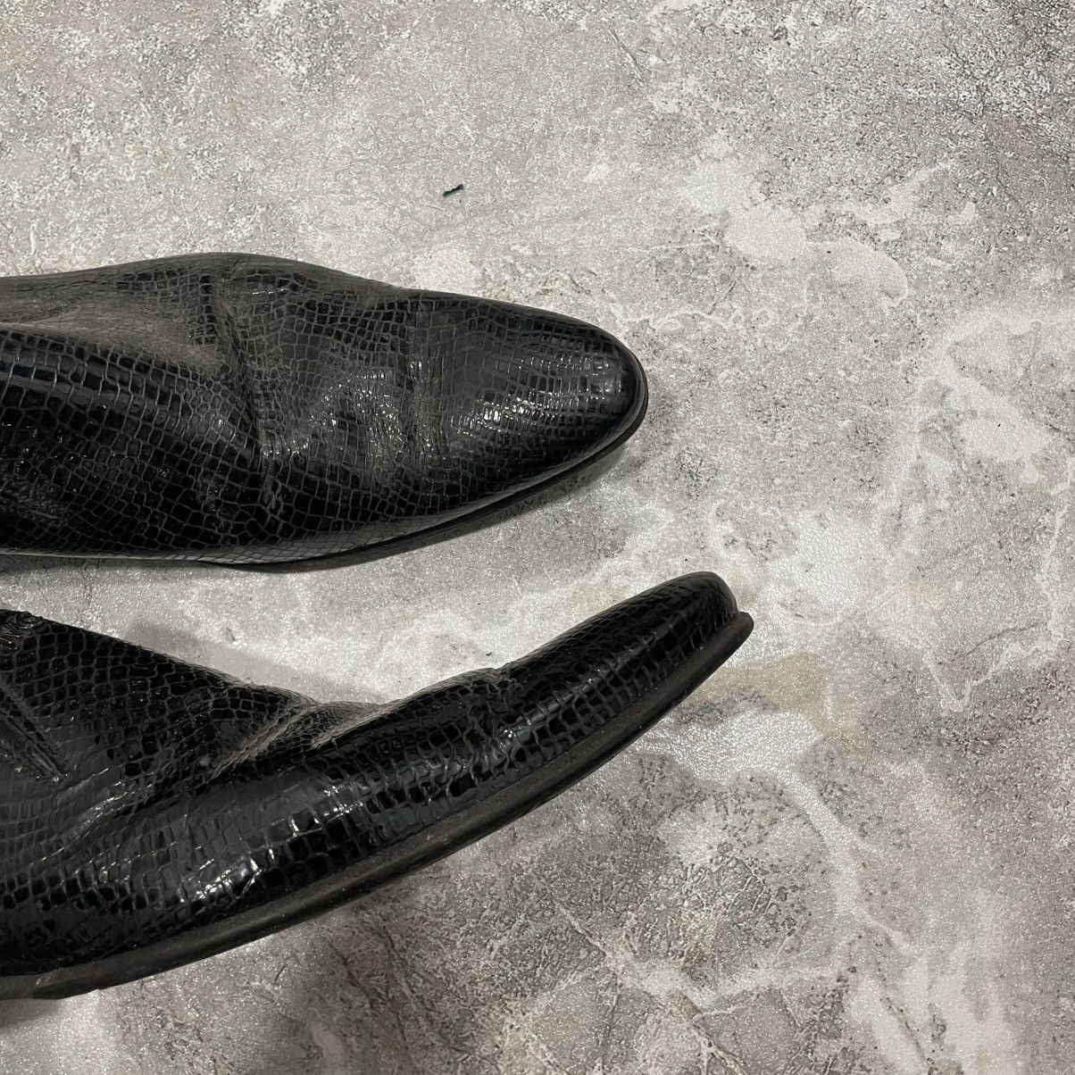 Japanese Brand × Vintage 41 leather loafers crocodile Boots shoes oxford cheaney vero Size US 8 / EU 41 - 3 Thumbnail