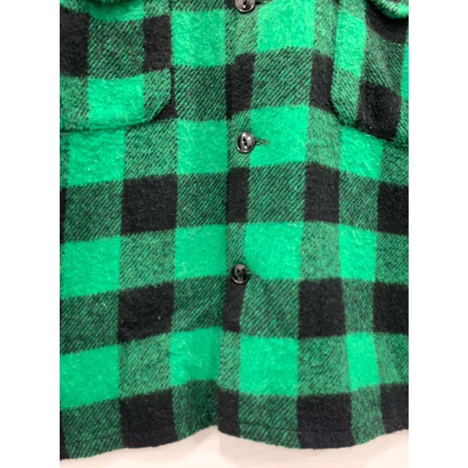 Vintage VINTAGE Big Bill Jacket Mens Wool Buffalo Plaid Green Black Canada L Size US L / EU 52-54 / 3 - 6 Thumbnail