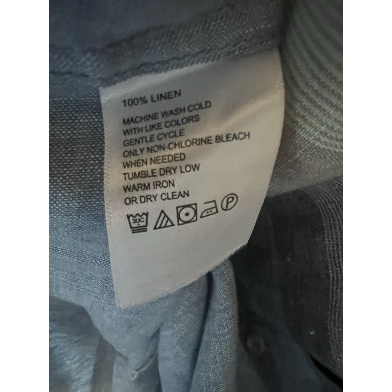 Tommy Bahama Tommy Bahama Blue Stripe Embroider Linen Button Shirt 2XL Size US XXL / EU 58 / 5 - 10 Thumbnail