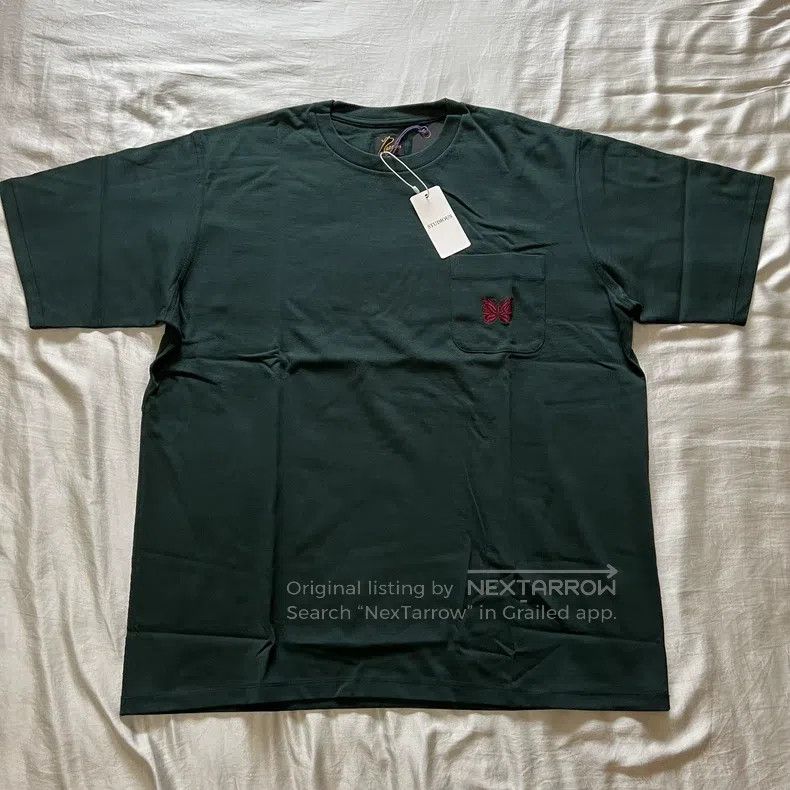 Needles Embroidered pocket short sleeve