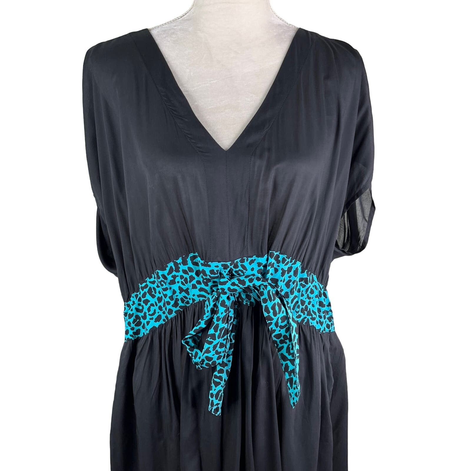 Other Swimsuits For All Coverup Dress 14/16 Black Belt New Size XL / US 12-14 / IT 48-50 - 14 Thumbnail