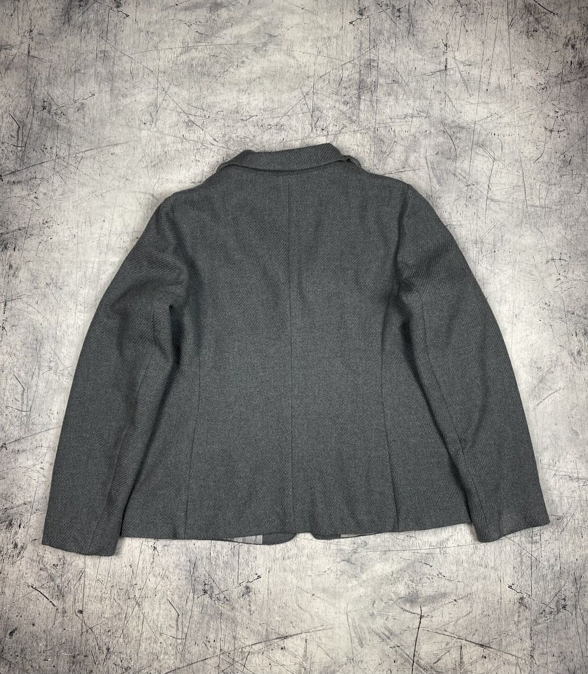 Bogner Bogner Wool Blazer Women L Gray Tailored Luxury Size XL / US 12-14 / IT 48-50 - 9 Thumbnail